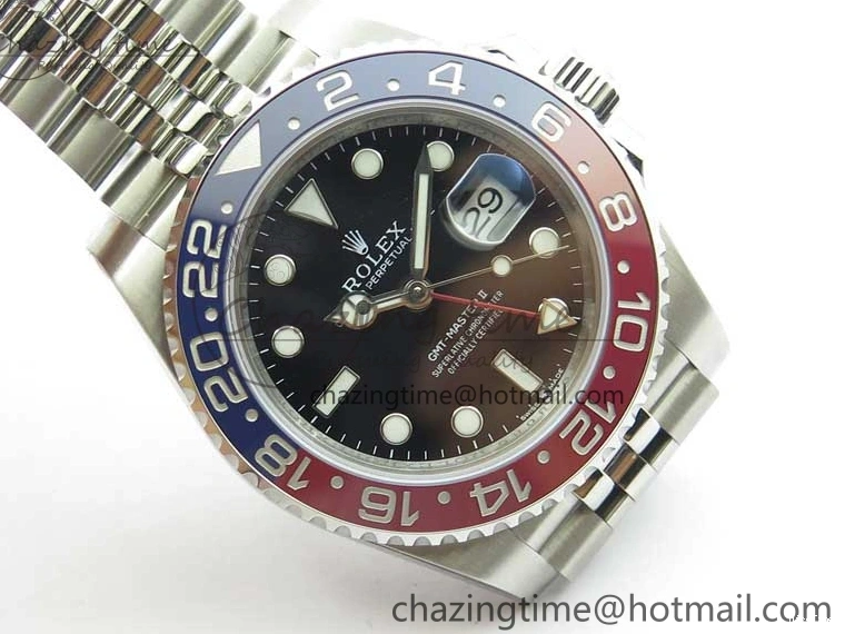 MiroTime 0504 GMT-Master II 126710 BLRO Pepsi Red Blue Ceramic 904L Steel VRF 1:1 Best Edition SA3285 CHS MAX Version SmoothTexture 2796